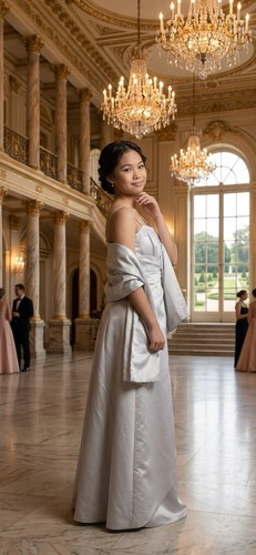 Bridesmaids dress with shawl
