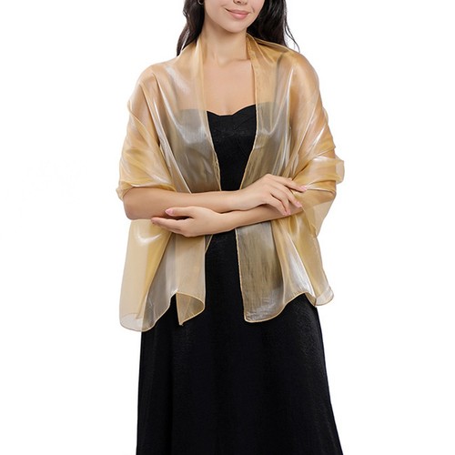 Polyester sheer shawl wrap - polyester,
