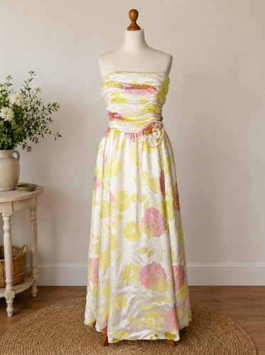 Floral maxi dress - maxi, prom