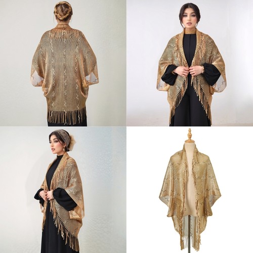 Elegant evening shawl shoulder - shawl,