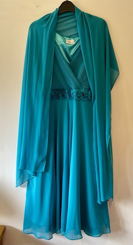 Roman originals teal chiffon - roman,