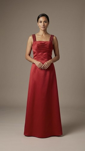 Ladies red dress - ladies,